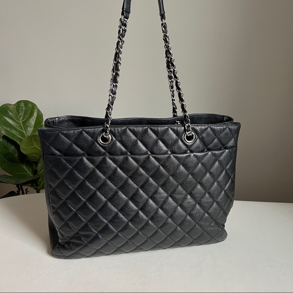 SOLD 🤩 Chanel shopper grain leather tote - Picture 6 of 16